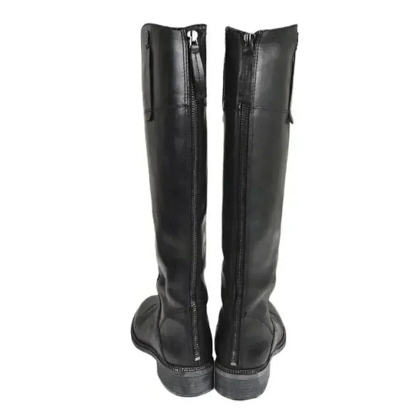 Franco Sarto Leather Knee High Boot  Tall Black Size 6.5 - Picture 9 of 16